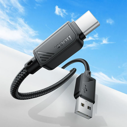 USB-A til USB-C datakabel og ladekabel HOCO X113, 18W, 1m, svart