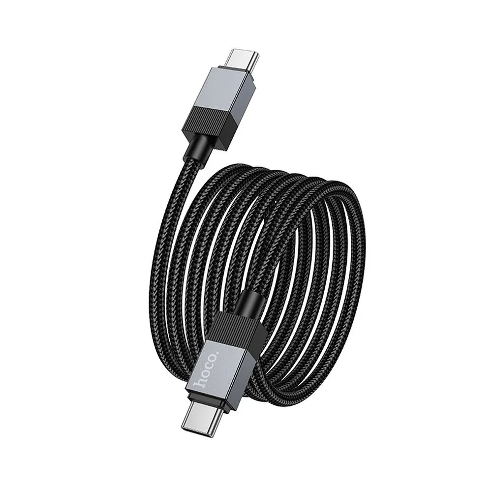 USB-C Data- og ladekabel - USB-C HOCO X110, 60W, 1m, Svart