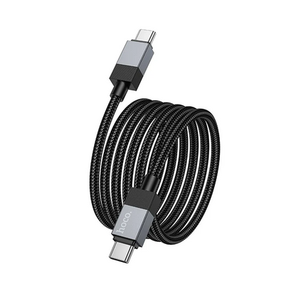 USB-C Data- og ladekabel - USB-C HOCO X110, 60W, 1m, Svart