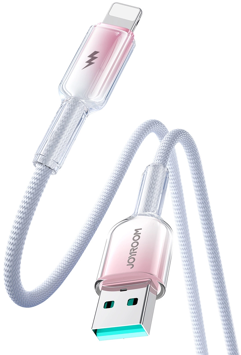 USB-A til Lightning data- og ladekabel Joyroom S-A42, 18W, 1,2m, hvit