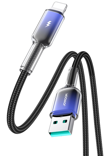 USB-A til Lightning data- og ladekabel Joyroom S-A42, 18W, 1,2m, svart
