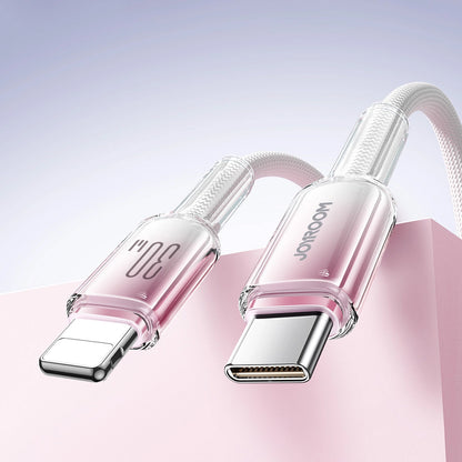 USB-C til Lightning data- og ladekabel Joyroom S-A42, 30W, 1,2m, hvit