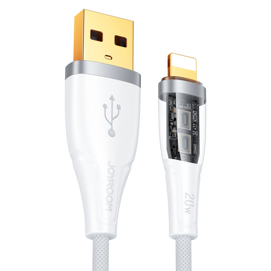 USB-A til Lightning data- og ladekabel Joyroom S-UL012A3, 18W, 1,2m, hvit