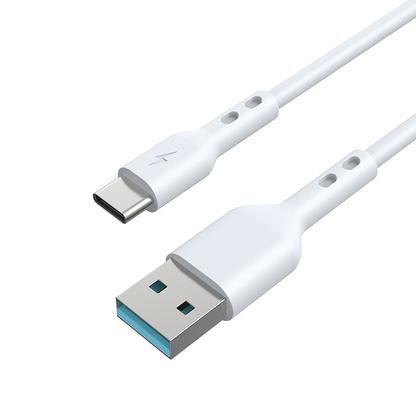 USB-A til USB-C data- og ladekabel BWOO BO-X172C-2M, 15W, 2m, hvit