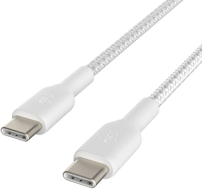 USB-C Data- og ladekabel - USB-C Belkin BoostCharge Pro, 60W, 2m, hvit CAB004bt2MWH
