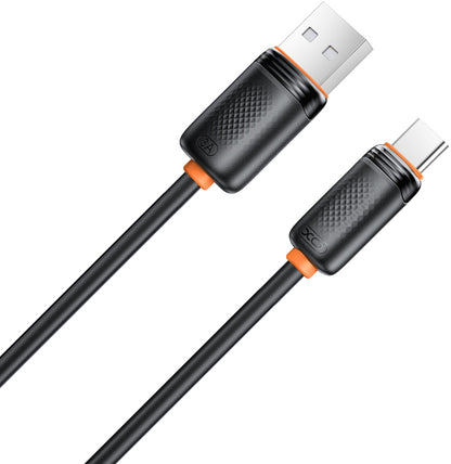 USB-A til USB-C data- og ladekabel XO Design NB302, 18W, 1m, svart