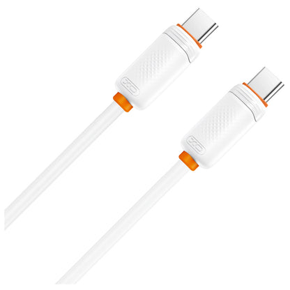 USB-C Data- og ladekabel - USB-C XO Design NB-Q302B, 60W, 1m, Hvit