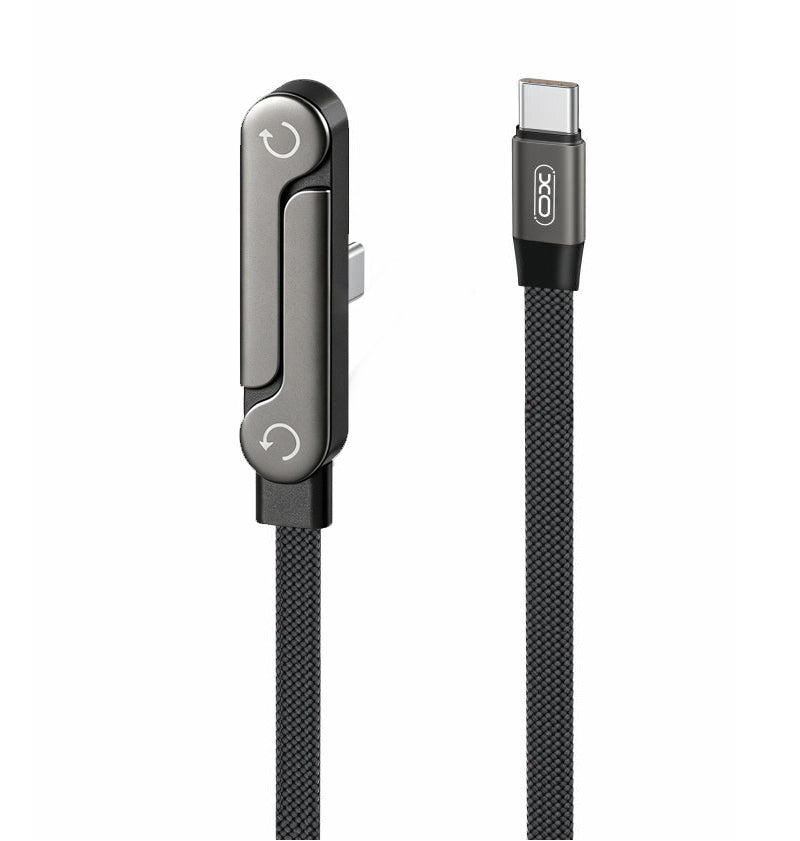 USB-C Data- og ladekabel - USB-C XO Design NB-Q311, 240W, 1,5m, Svart