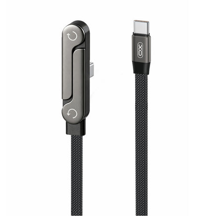 USB-C Data- og ladekabel - USB-C XO Design NB-Q311, 240W, 1,5m, Svart