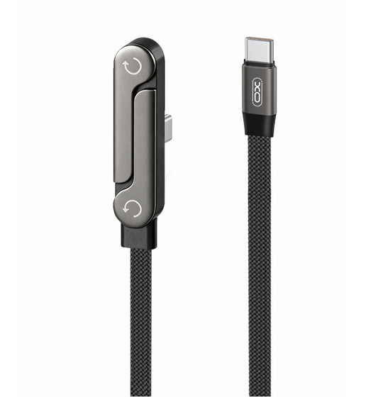 USB-C Data- og ladekabel - USB-C XO Design NB-Q311, 240W, 1,5m, Svart