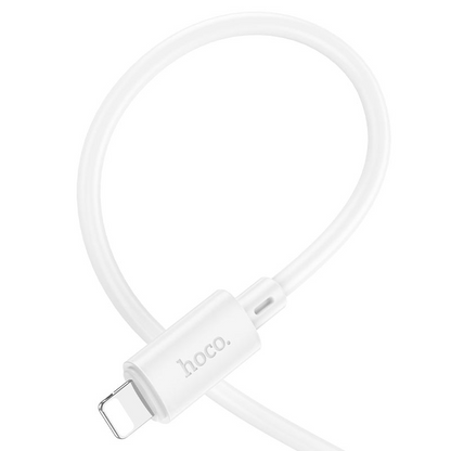USB-A til Lightning datakabel og ladekabel HOCO X88, 18W, 2m, hvit