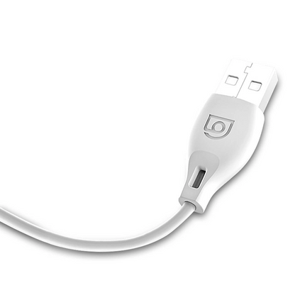 USB-A til Lightning data- og ladekabel Dudao L4L, 18W, 1m, hvit