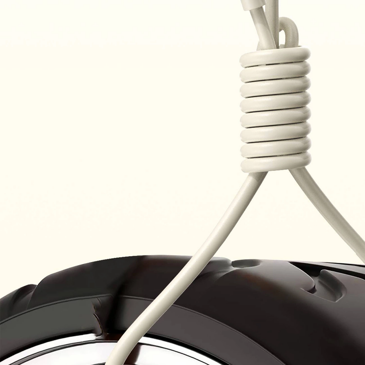 USB-A til Lightning datakabel og ladekabel Dudao L7SL, 18W, 1m, beige