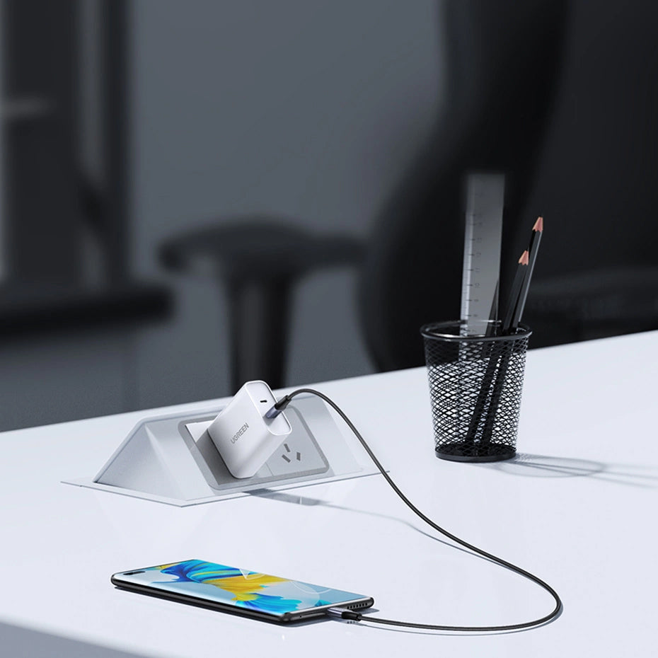 USB-C data- og ladekabel - USB-C UGREEN US535, 240 W, 2 m, grå 
