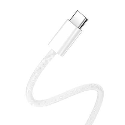 USB-C til USB-C data- og ladekabel BWOO BO-X284, 60W, 1m, Hvit