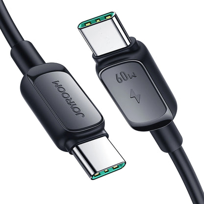 USB-C til USB-C data- og ladekabel Joyroom A14, 60W, 1.2m, Svart