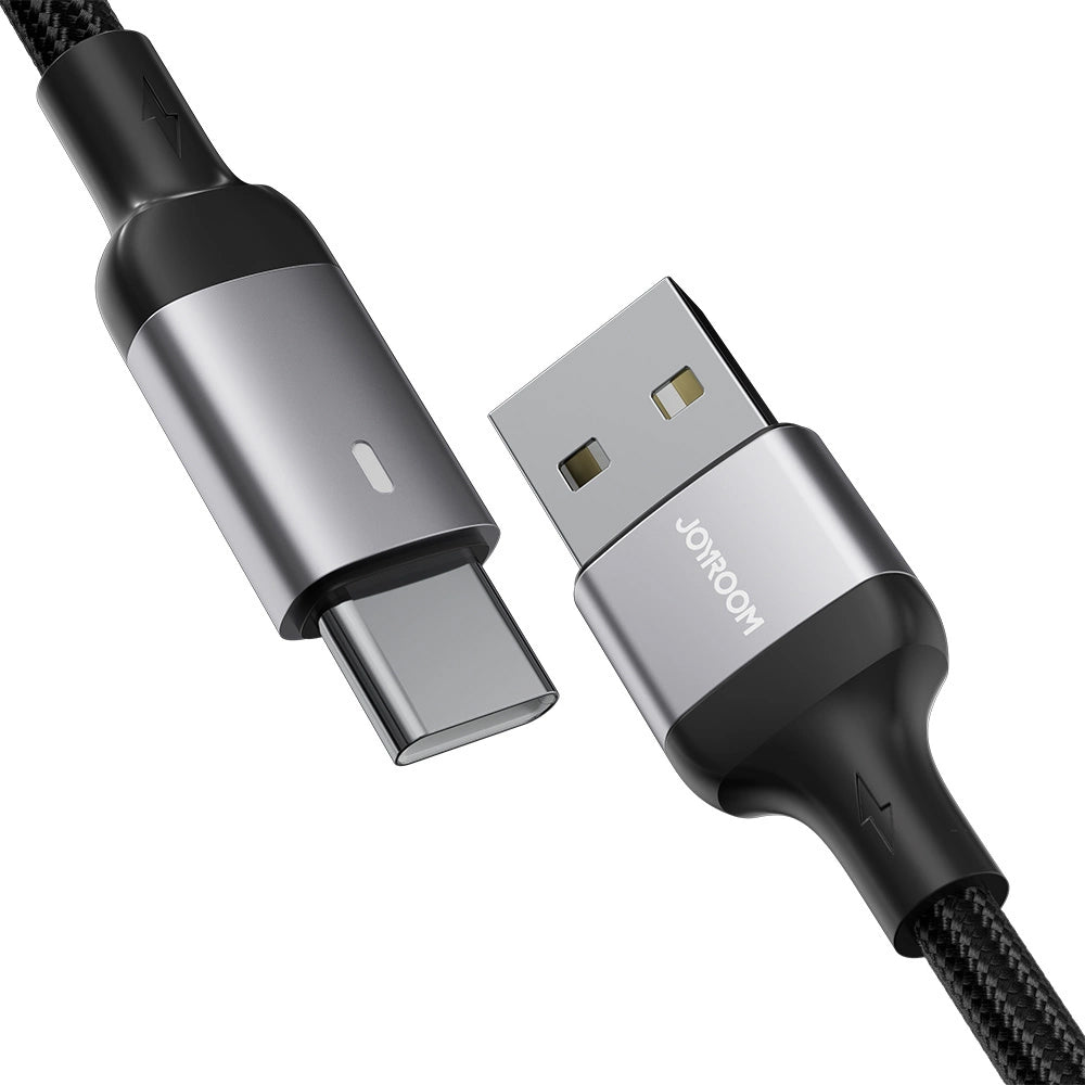 USB-A - USB-C Joyroom A10 data- og ladekabel, 18W, 1.2m, Svart
