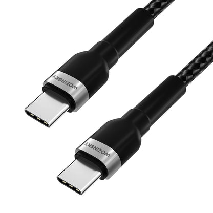 USB-C data- og ladekabel - USB-C WZK WNBCC2, 65W, 2m, Svart