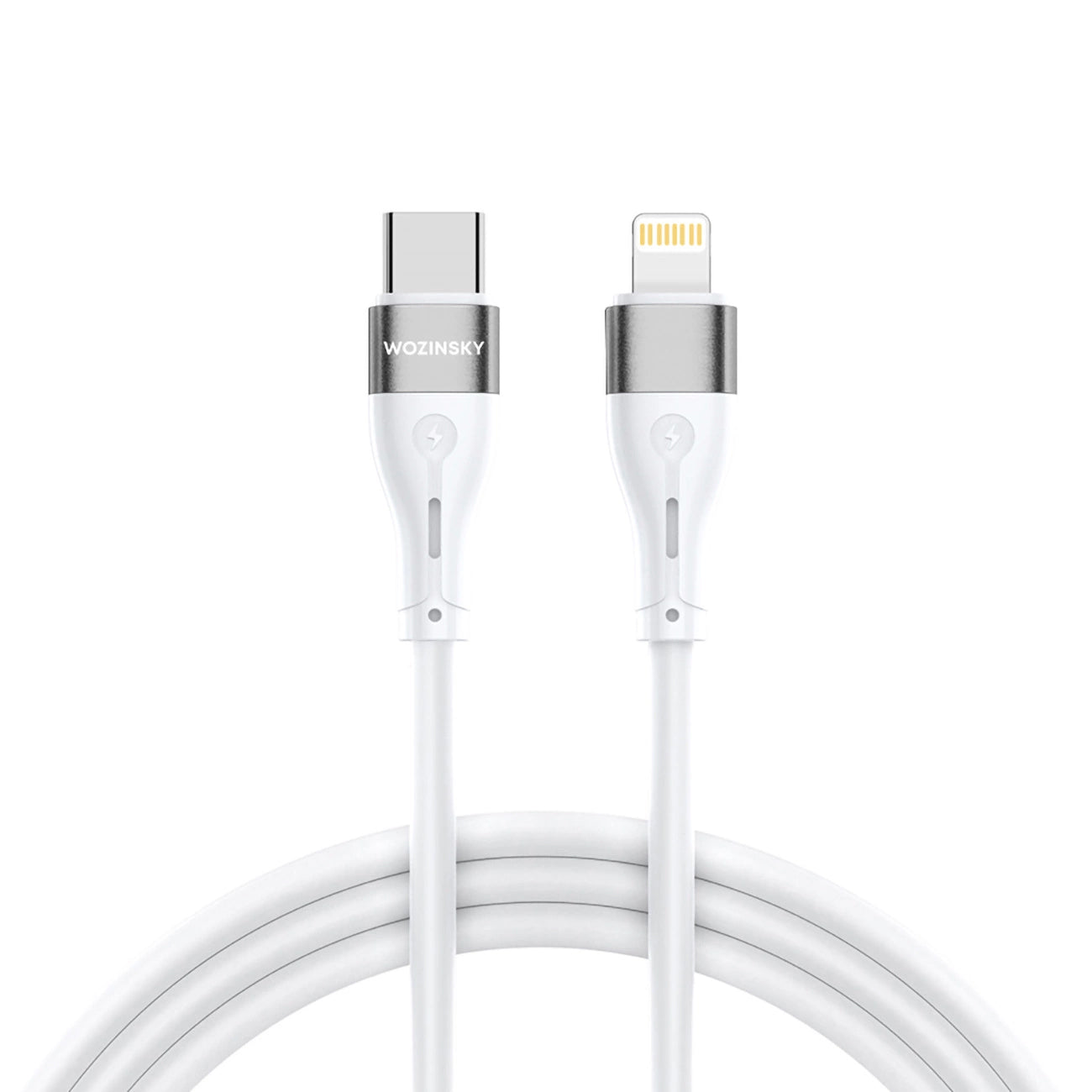 USB-C - Lightning Data- og Ladekabel WZK WSTCL1, 27W, 1m, Hvit