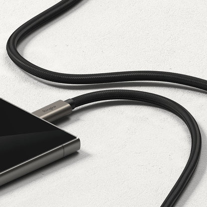 USB-C data- og ladekabel - USB-C Ringke 2X2, 240W, 1m, Svart