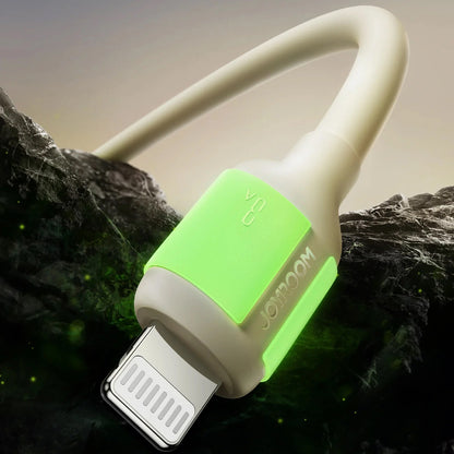 USB-A - Lightning lade- og datakabel Joyroom S-A53, 18W, 1.2m, Beige