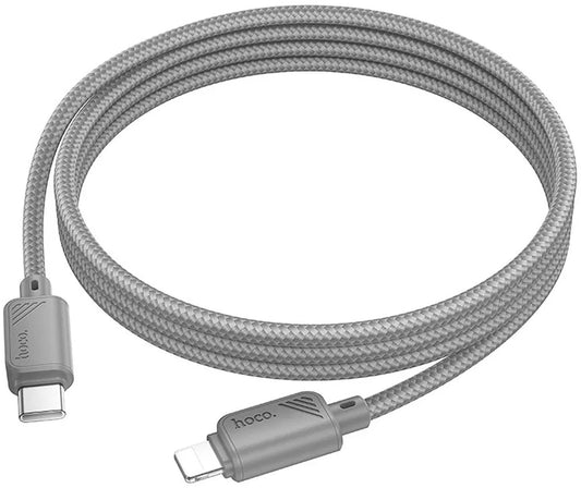 USB-C - Lightning Data- og Ladekabel HOCO X113, 27W, 1m, Grå