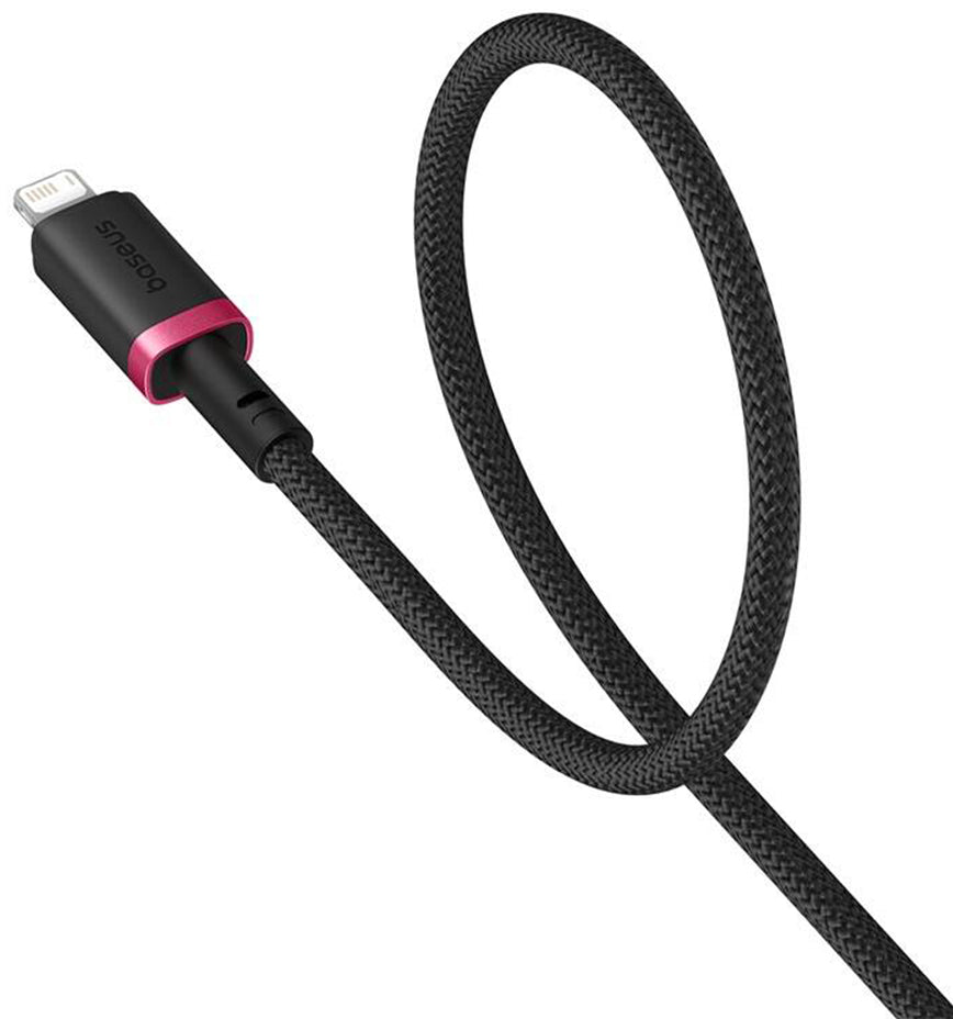 USB-A - Lightning Baseus Dura Series data- og ladekabel, 18W, 2m, Rød P10377801U01-03