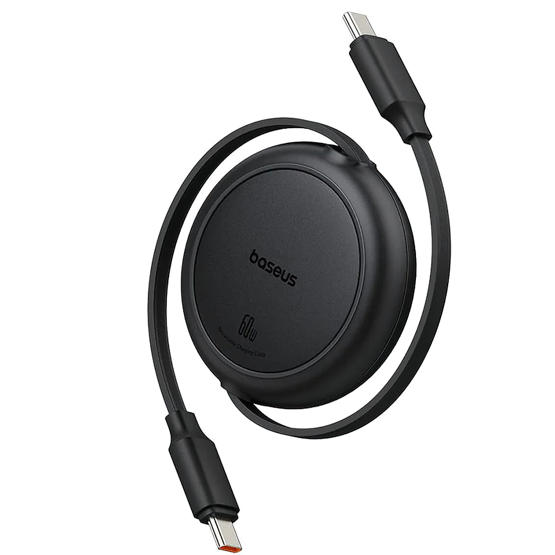 USB-C til USB-C Baseus Free2Pull Mini Retractable Data- og Ladekabel, 60W, 1m, Svart P10364500111-01