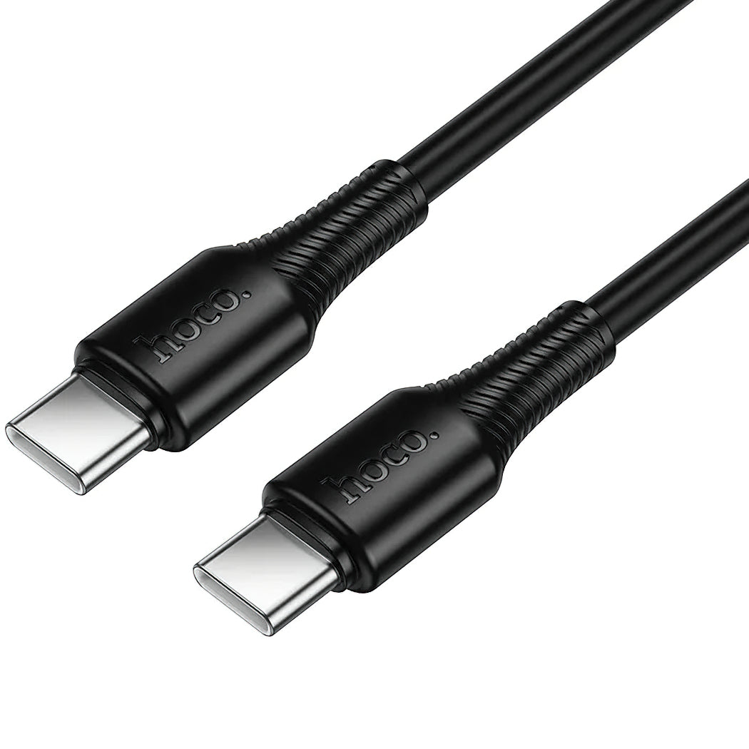 USB-C til USB-C Data- og Ladekabel HOCO X120, 60W, 1m, Svart
