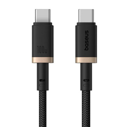 USB-C til USB-C Baseus Dura Series data- og ladekabel, 100W, 2m, Gull P10377803U01-03