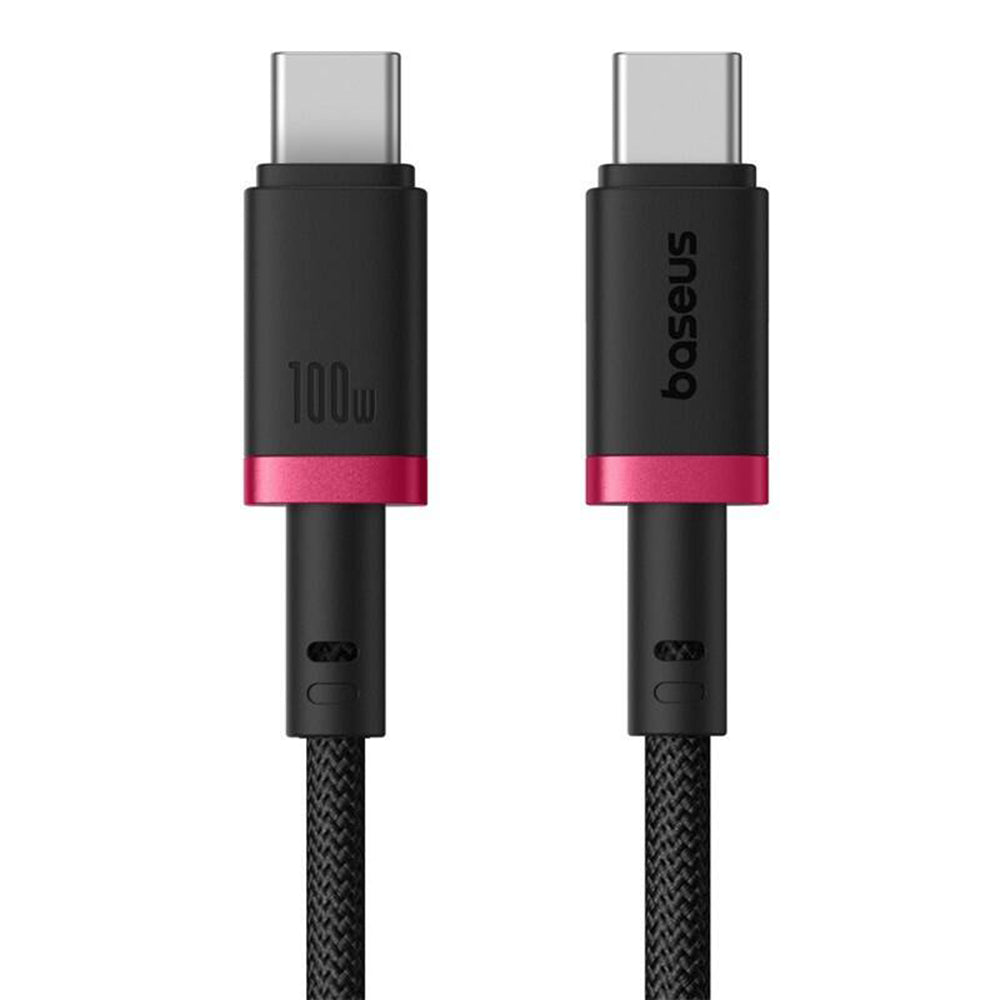 USB-C til USB-C data- og ladekabel Baseus Dura Series, 100W, 2m, Rød P10377803U01-02