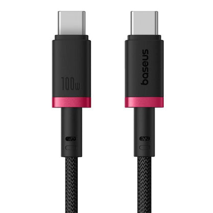 USB-C til USB-C data- og ladekabel Baseus Dura Series, 100W, 2m, Rød P10377803U01-02