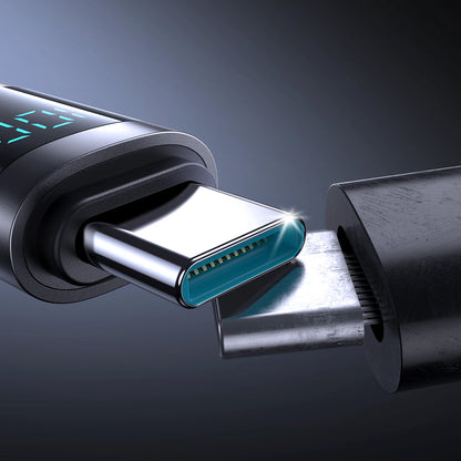 USB-C til USB-C data- og ladekabel Joyroom S-A16 Pro Prism Display, 100W, 1.2m, Svart