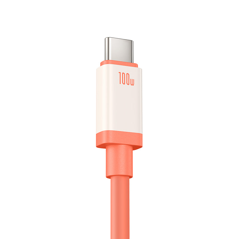 USB-A - USB-C Baseus Zero Degree Series data- og ladekabel, 100W, 2m, Rød