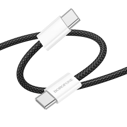 USB-C til USB-C data- og ladekabel Borofone BX103 Original, 60W, 1m, Svart