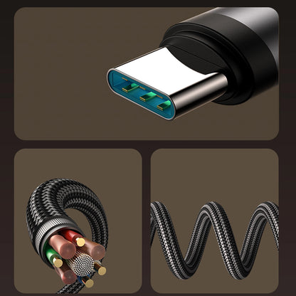 USB-C - Lightning Joyroom S-A56 EnjoyX Angled data- og ladekabel, 30W, 1.2m, Svart