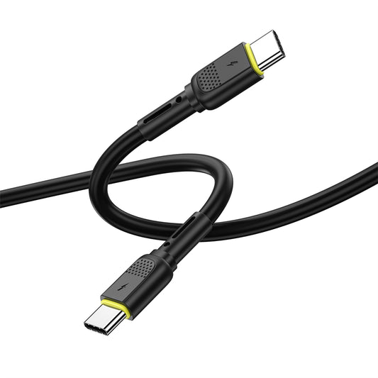 USB-C til USB-C data- og ladekabel WiWu Wi-C034, 60W, 1.2m, Svart