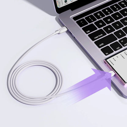 USB-C til USB-C data- og ladekabel Joyroom S-A14, 60W, 1.2m, Hvit