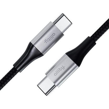 USB-C til USB-C data- og ladekabel Allity. AUC-01, 100W, 1m, Svart