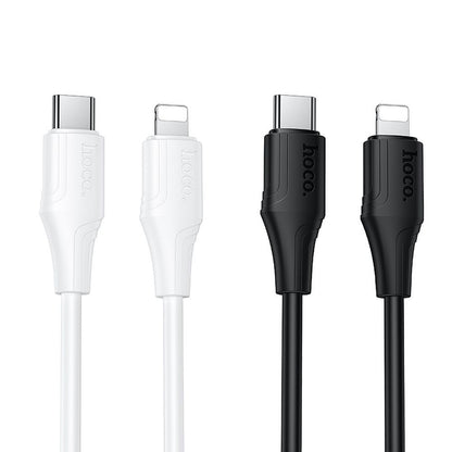 USB-C til Lightning Data- og Ladekabel HOCO X124, 27W, 1m, Svart