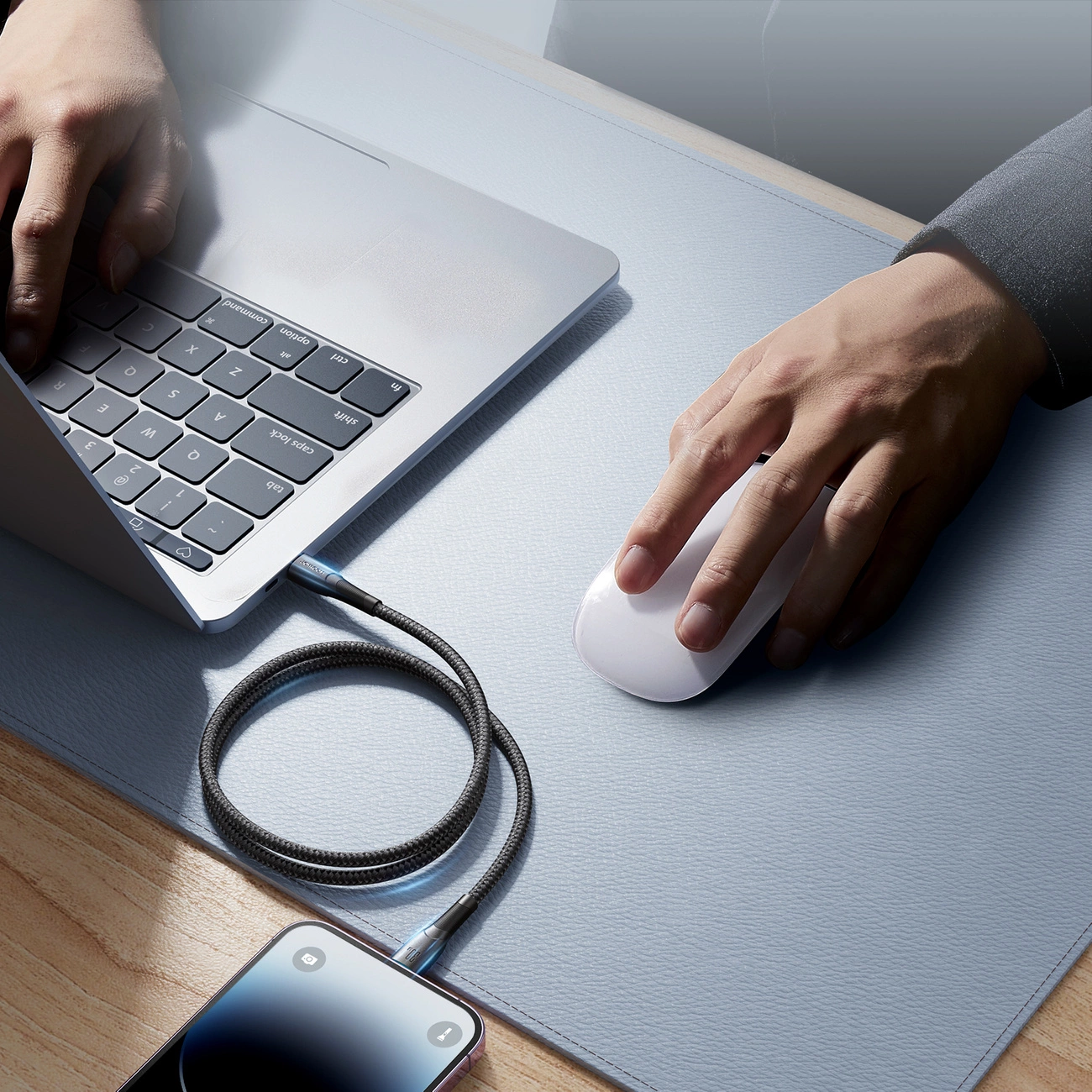 USB-C til Lightning data- og ladekabel Joyroom S-A32, 30W, 1m, Svart