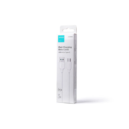 USB-A - USB-C data- og ladekabel Joyroom S-A9, 20W, 2m, Hvit