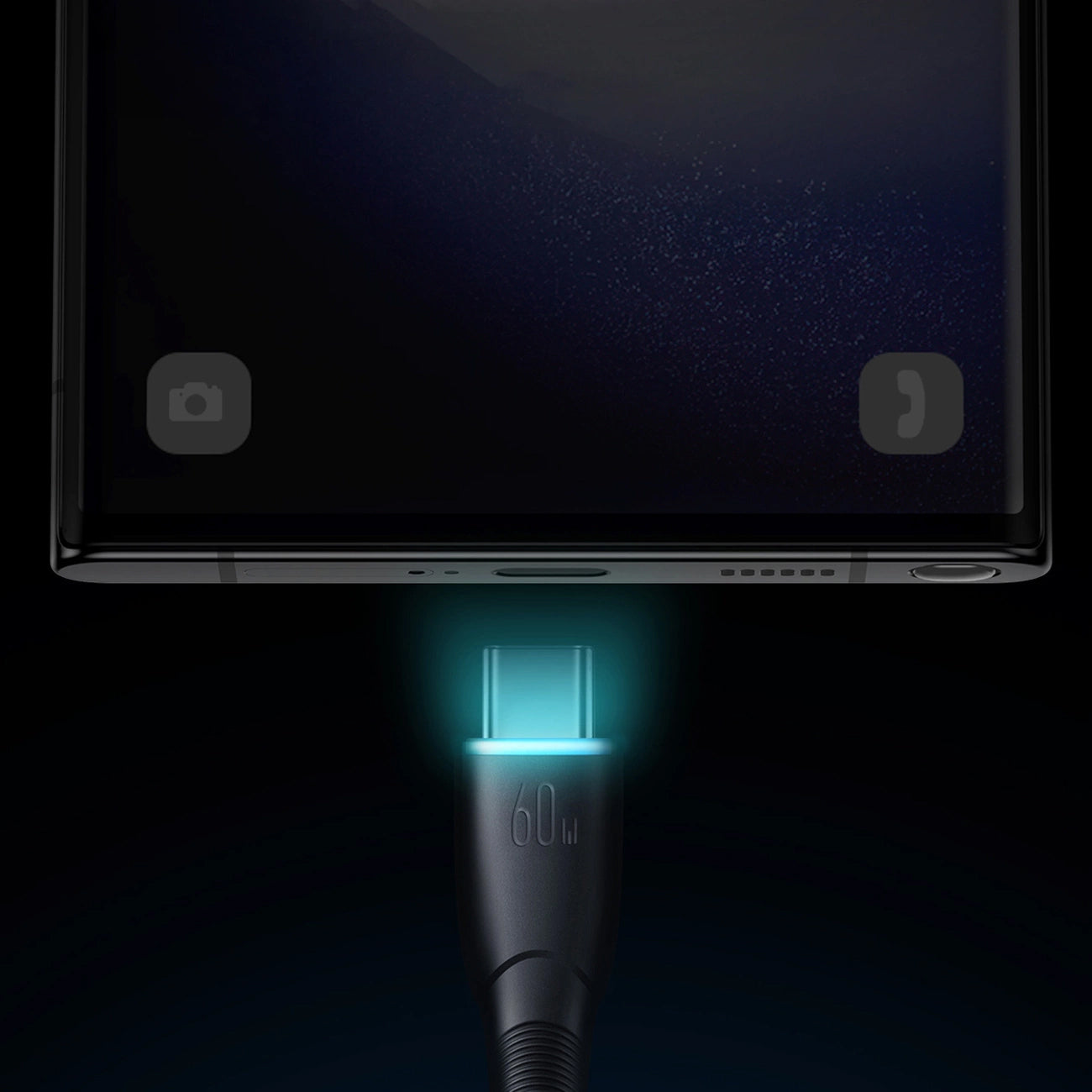 USB-C til USB-C data- og ladekabel Joyroom S-A32, 60W, 1m, Svart