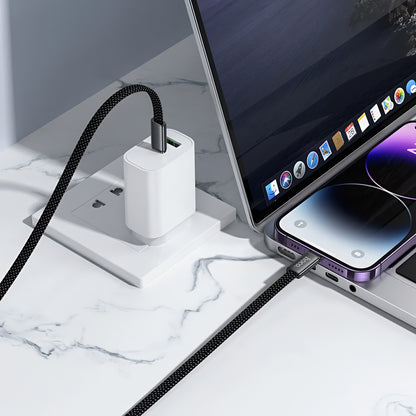 USB-C - Lightning Lade- og Datakabel HOCO X125, 30W, 1m, Svart
