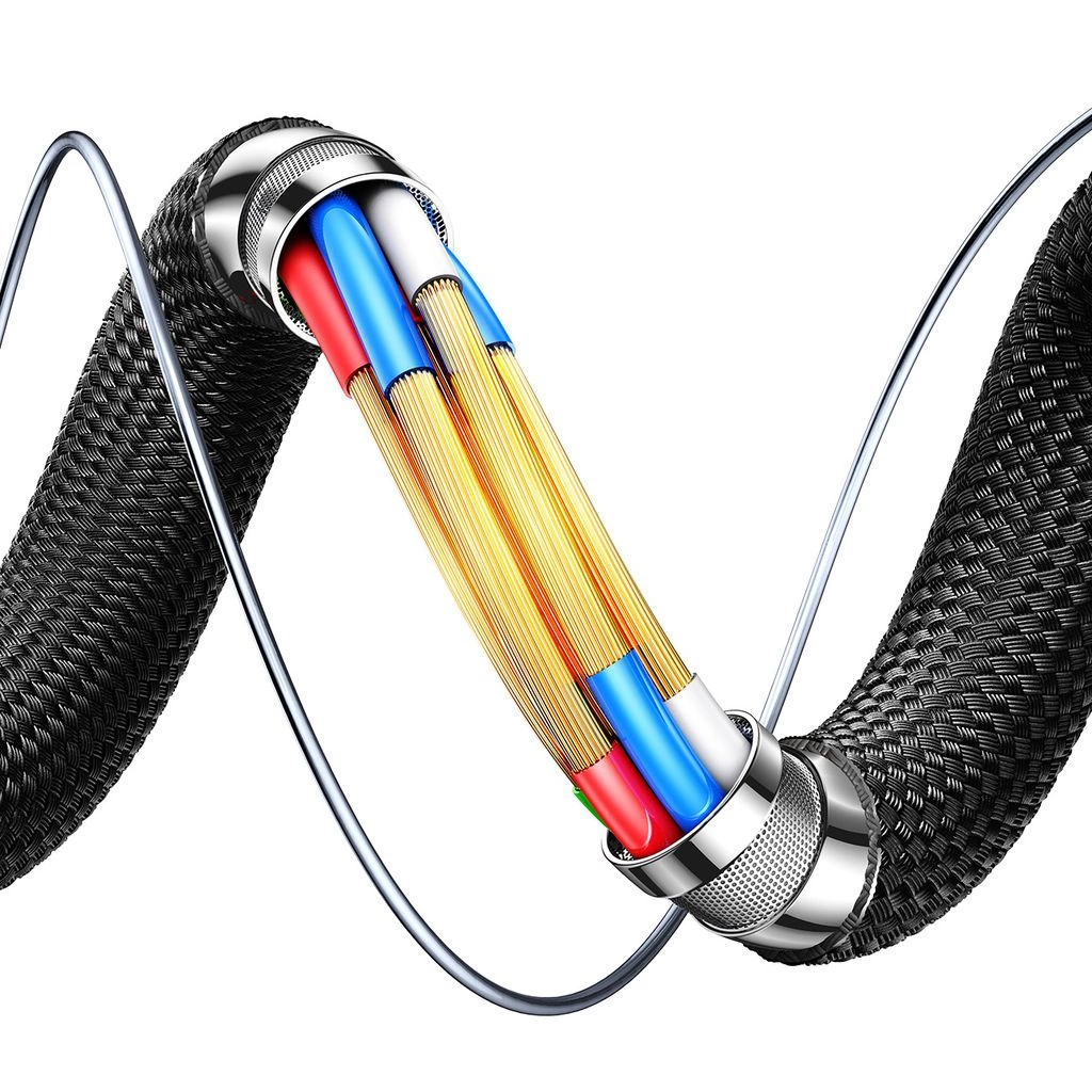 USB-A - Lightning Joyroom S-A60 StarTalk data- og ladekabel, 18W, 1.2m, Svart