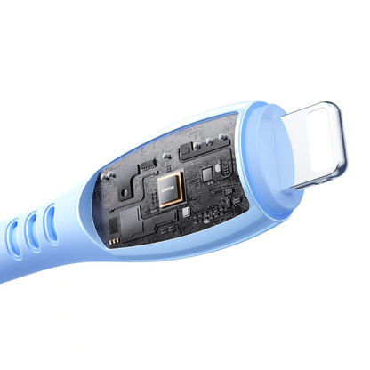 USB-C til Lightning-lade- og datakabel Joyroom S-A59 Vibrant, 30W, 1.2m, Blå