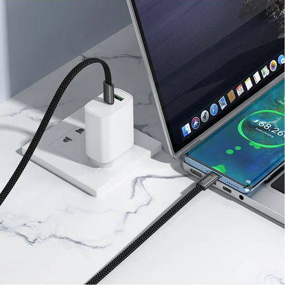 USB-C til USB-C data- og ladekabel HOCO X125, 60W, 1m, Svart