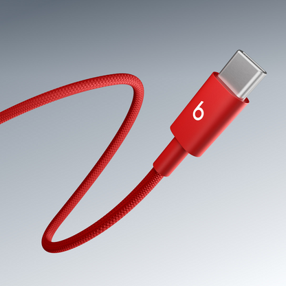USB-C til USB-C Beats data- og ladekabel, 1.5m, Rød MDGF4ZM/A