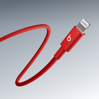 USB-C - Lightning Beats data- og ladekabel, 1.5m, Rød MFEH4ZM/A
