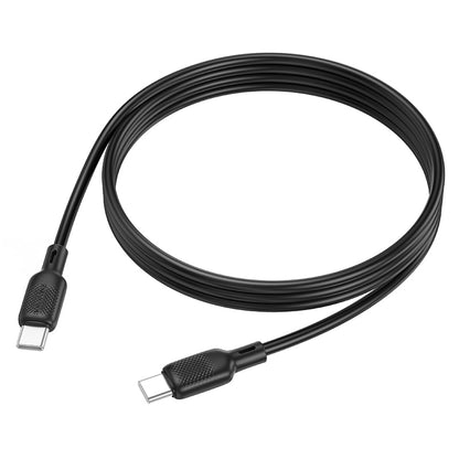 USB-C til USB-C data- og ladekabel Borofone BX113 Lenny, 60W, 1m, svart
